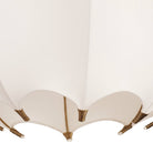 Arteriors - DSC17 - Une lumière Suspension - Lunaria - Ivoire/Laiton Antique