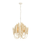 Arteriors - DSS05 - Three Light Chandelier - Kaia - Ivory/White