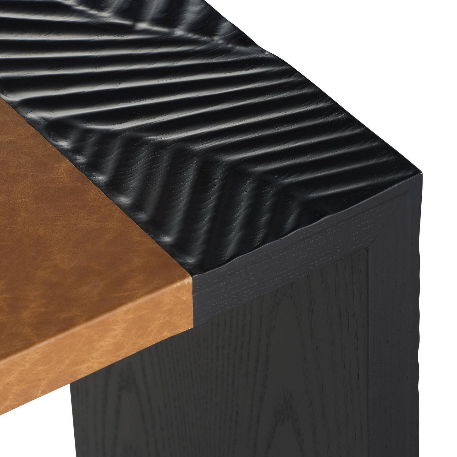 Arteriors - GDFLM01 - Console - Drift - Marron moucheté/Noir