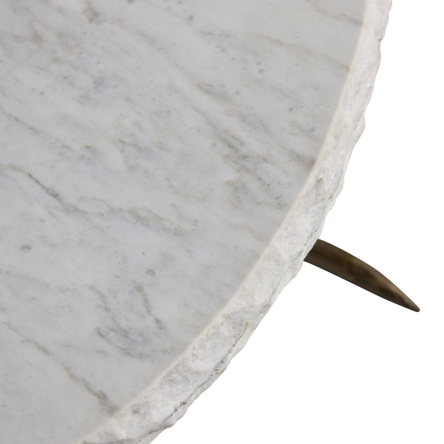 Arteriors - GDFCM01 - Table basse - Muscadine - Marbre blanc/Bronze antique