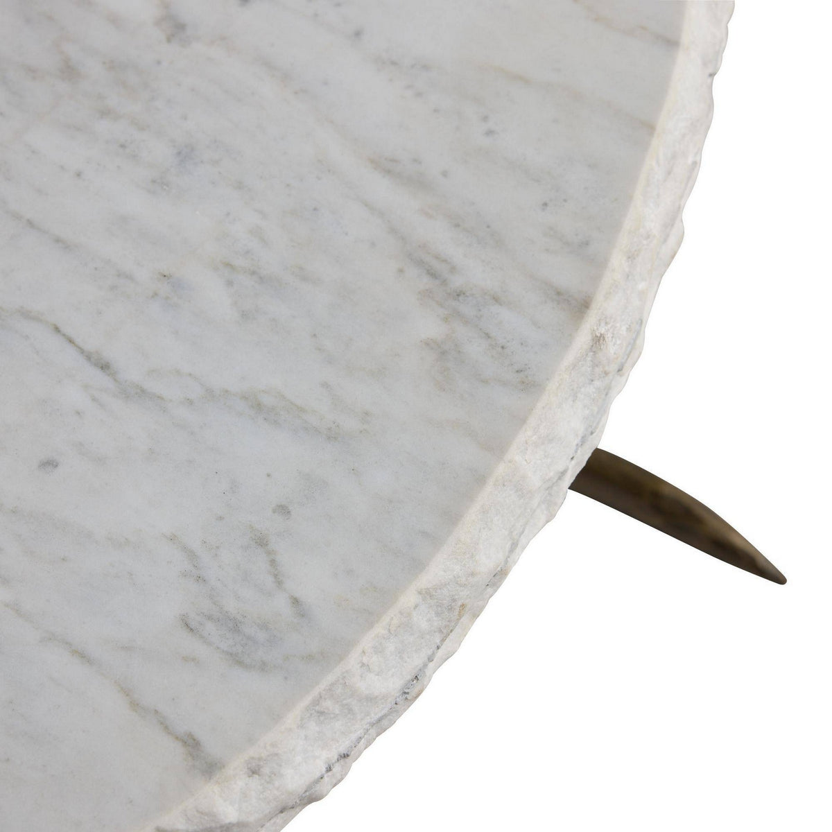 Arteriors - GDFCM01 - Table basse - Muscadine - Marbre blanc/Bronze antique
