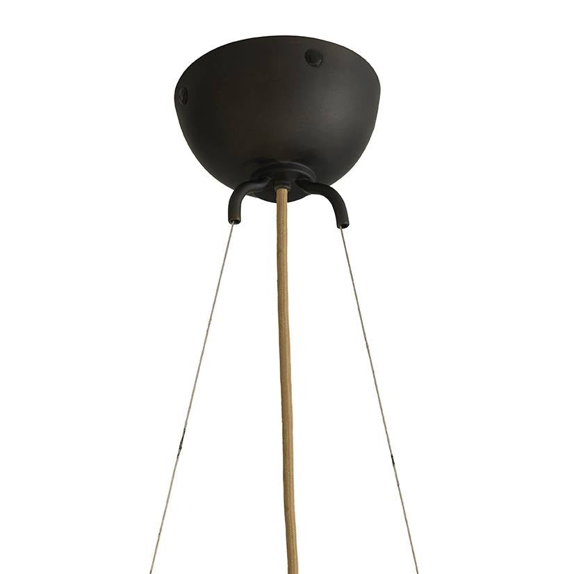 Arteriors - GDDMI01 - Une lumière Suspendu - Chene - Laiton antique/Transparent