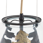 Arteriors - GDDPI04 - Une lumière Suspension - Chene - Bronze/Transparent