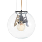 Arteriors - GDDPI04 - Une lumière Suspension - Chene - Bronze/Transparent