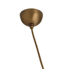 Arteriors - GDDPI01 - Une lumière Suspension - Œuf - Laiton antique