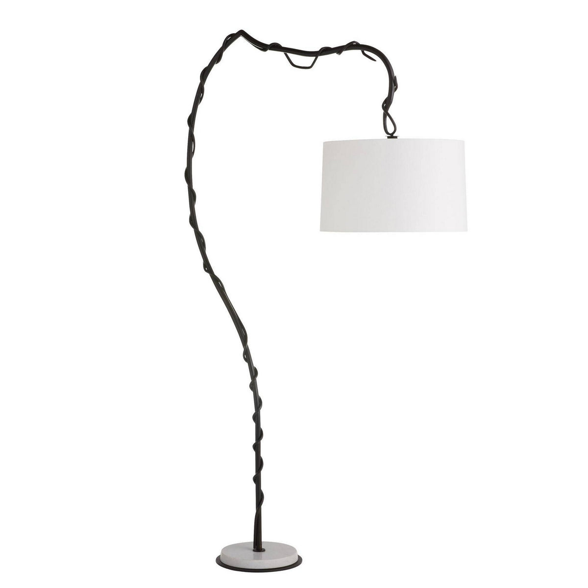 Arteriors - GDPFI02-SH070 - Lampadaire à une lumière - Muscadine - Bronze/Blanc