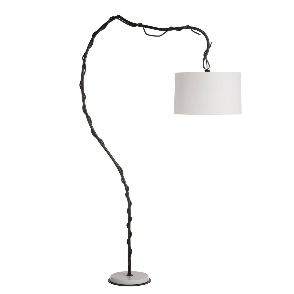 Arteriors - GDPFI02-SH070 - Lampadaire à une lumière - Muscadine - Bronze/Blanc