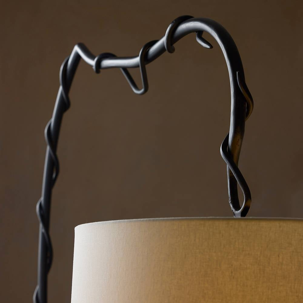 Arteriors - GDPFI02-SH070 - Lampadaire à une lumière - Muscadine - Bronze/Blanc
