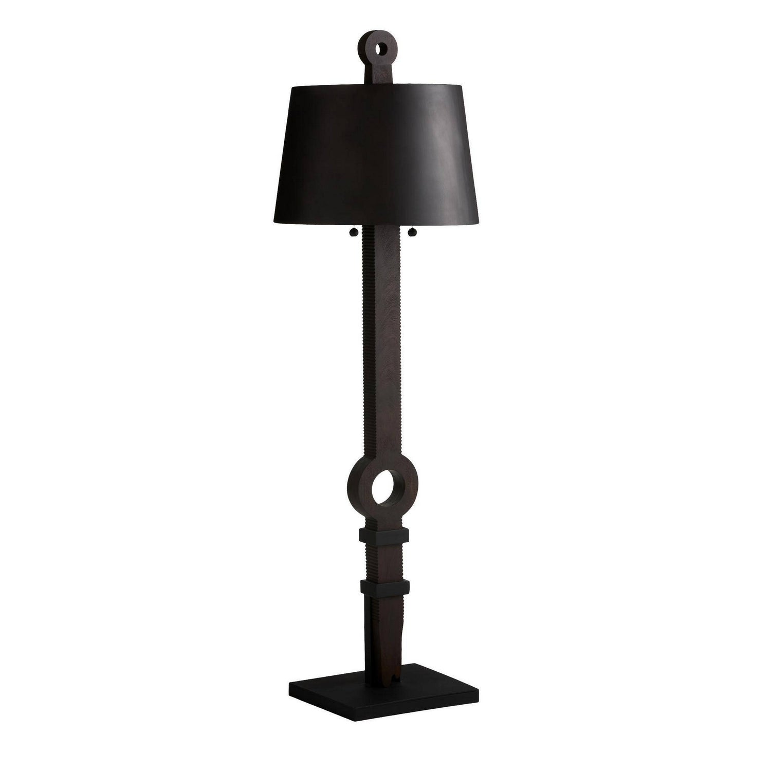 Arteriors - GDPFI03 - Lampadaire à deux lumières - Totem - Ébène/Bronze