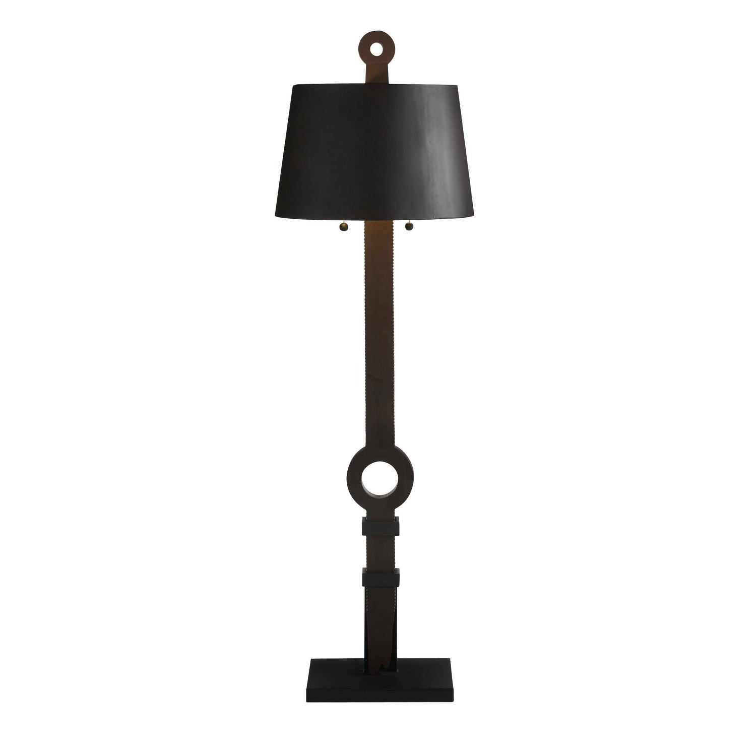 Arteriors - GDPFI03 - Lampadaire à deux lumières - Totem - Ébène/Bronze