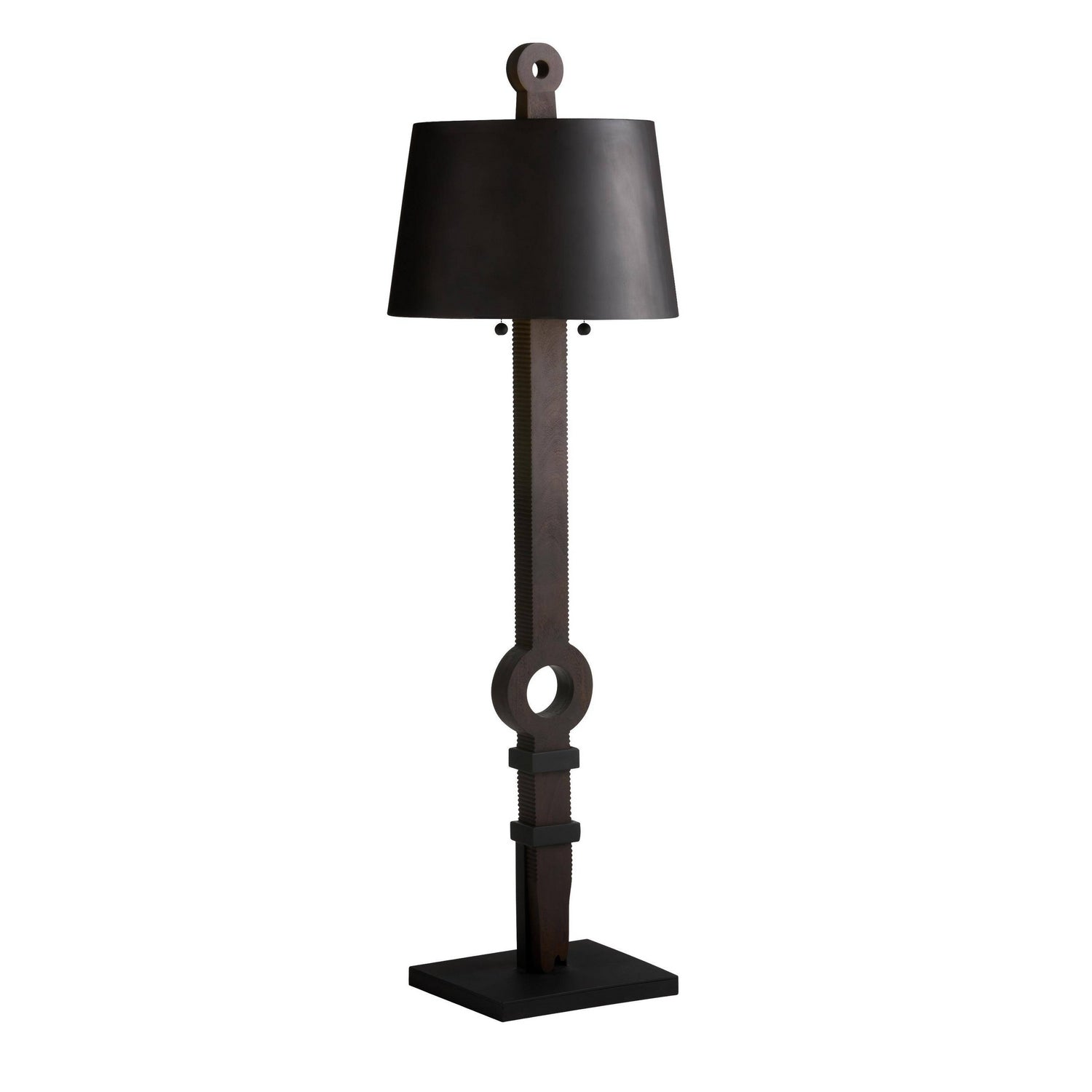 Arteriors - GDPFI03 - Lampadaire à deux lumières - Totem - Ébène/Bronze