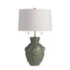 Arteriors - GDPTC01-SH027 - Deux lumières Lampe de table - Grenouille - Mousse foncée/Laiton antique