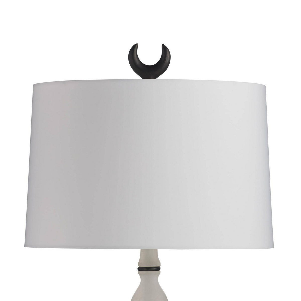 Arteriors - GDPTC02-829 - Deux lumières Lampe de table - Minaret - Bronze blanc/anglais