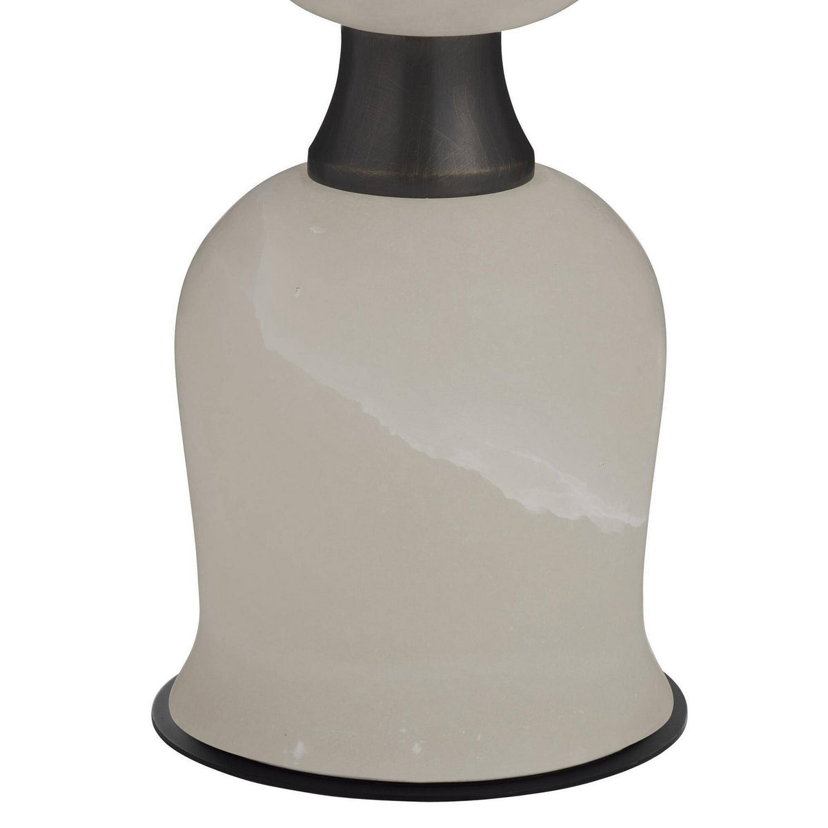 Arteriors - GDPTC02-829 - Deux lumières Lampe de table - Minaret - Bronze blanc/anglais