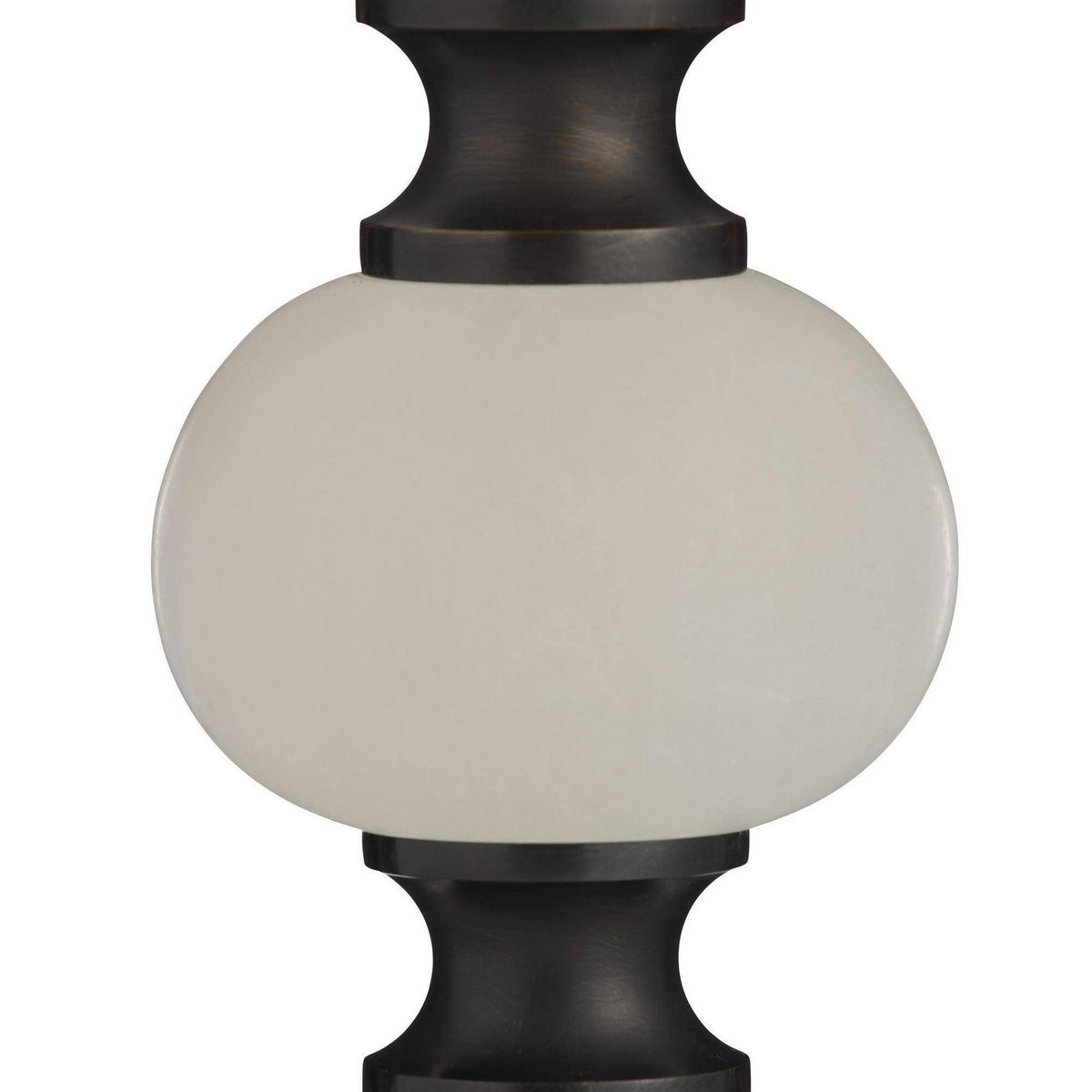Arteriors - GDPTC02-829 - Deux lumières Lampe de table - Minaret - Bronze blanc/anglais
