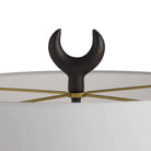 Arteriors - GDPTC02-829 - Deux lumières Lampe de table - Minaret - Bronze blanc/anglais