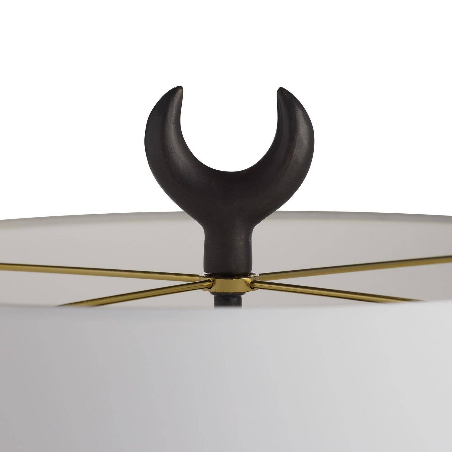 Arteriors - GDPTC02-829 - Two Light Table Lamp - Minaret - White/English Bronze