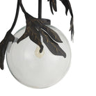 Arteriors - GDDPI02 - Une lumière Suspension Feu follet - Bronze/Transparent