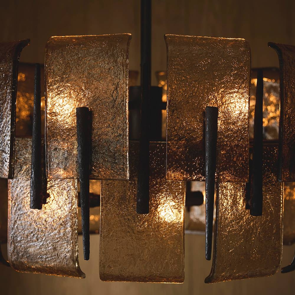 Arteriors - DSI15 - Six Lumières Suspendu - Lumora - Fer fumé/noirci