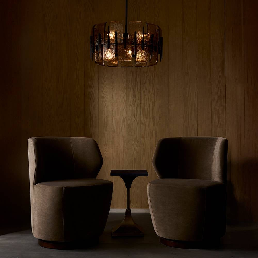 Arteriors - DSI15 - Six Lumières Suspendu - Lumora - Fer fumé/noirci
