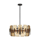 Arteriors - DSI15 - Six Lumières Suspendu - Lumora - Fer fumé/noirci