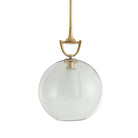 Arteriors - DPI15 - Une lumière Suspension - Estribo - Laiton clair/antique