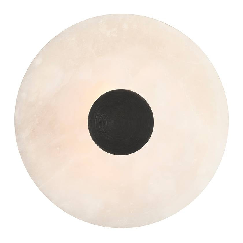 Arteriors - DFC28 - LED Flush Mount - Moers - White/English Bronze