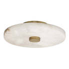 Arteriors - DFC27 - LED Flush Mount - Moers - White/Antique Brass