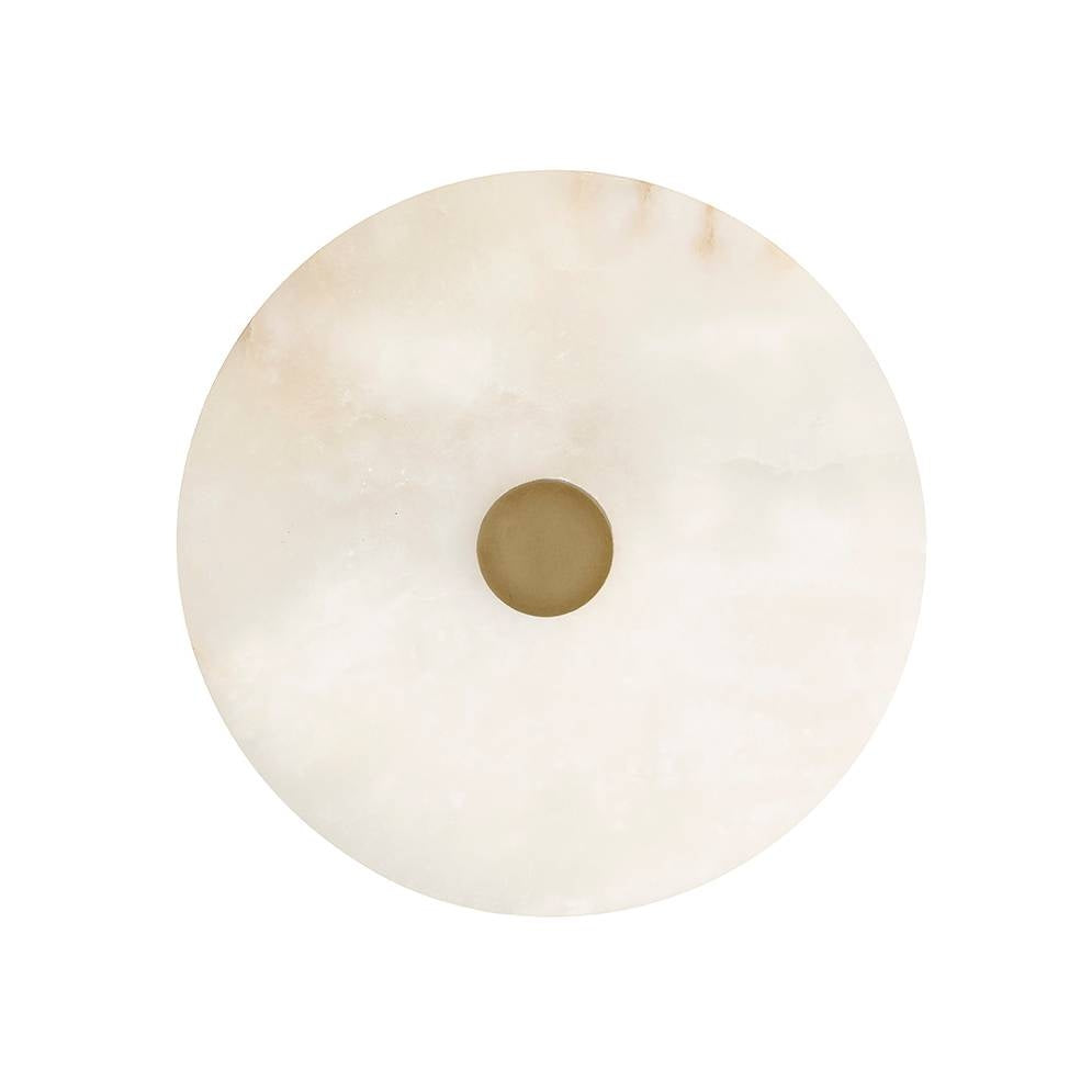 Arteriors - DFC27 - LED Flush Mount - Moers - White/Antique Brass