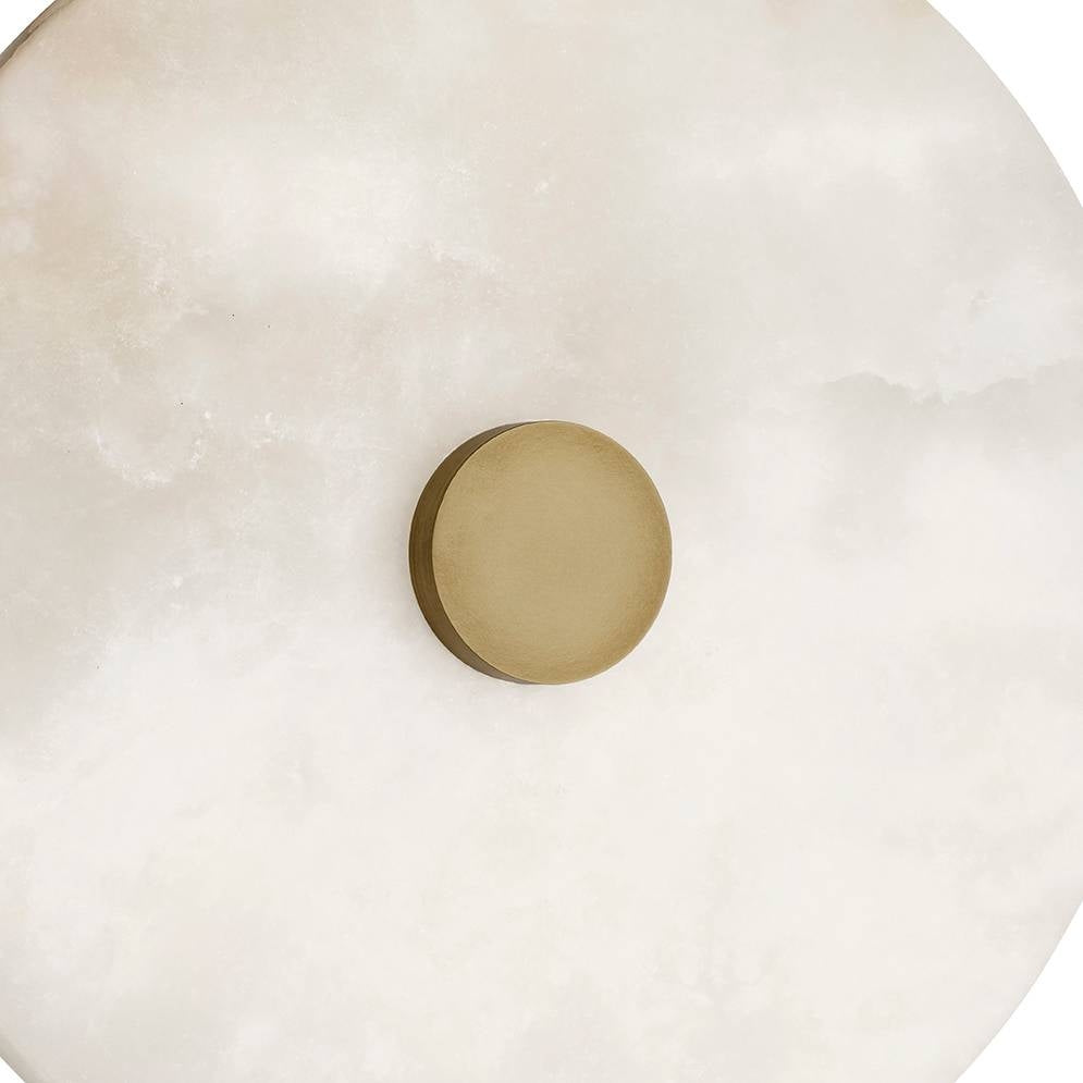 Arteriors - DFC27 - LED Flush Mount - Moers - White/Antique Brass