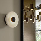 Arteriors - DFC27 - LED Flush Mount - Moers - White/Antique Brass