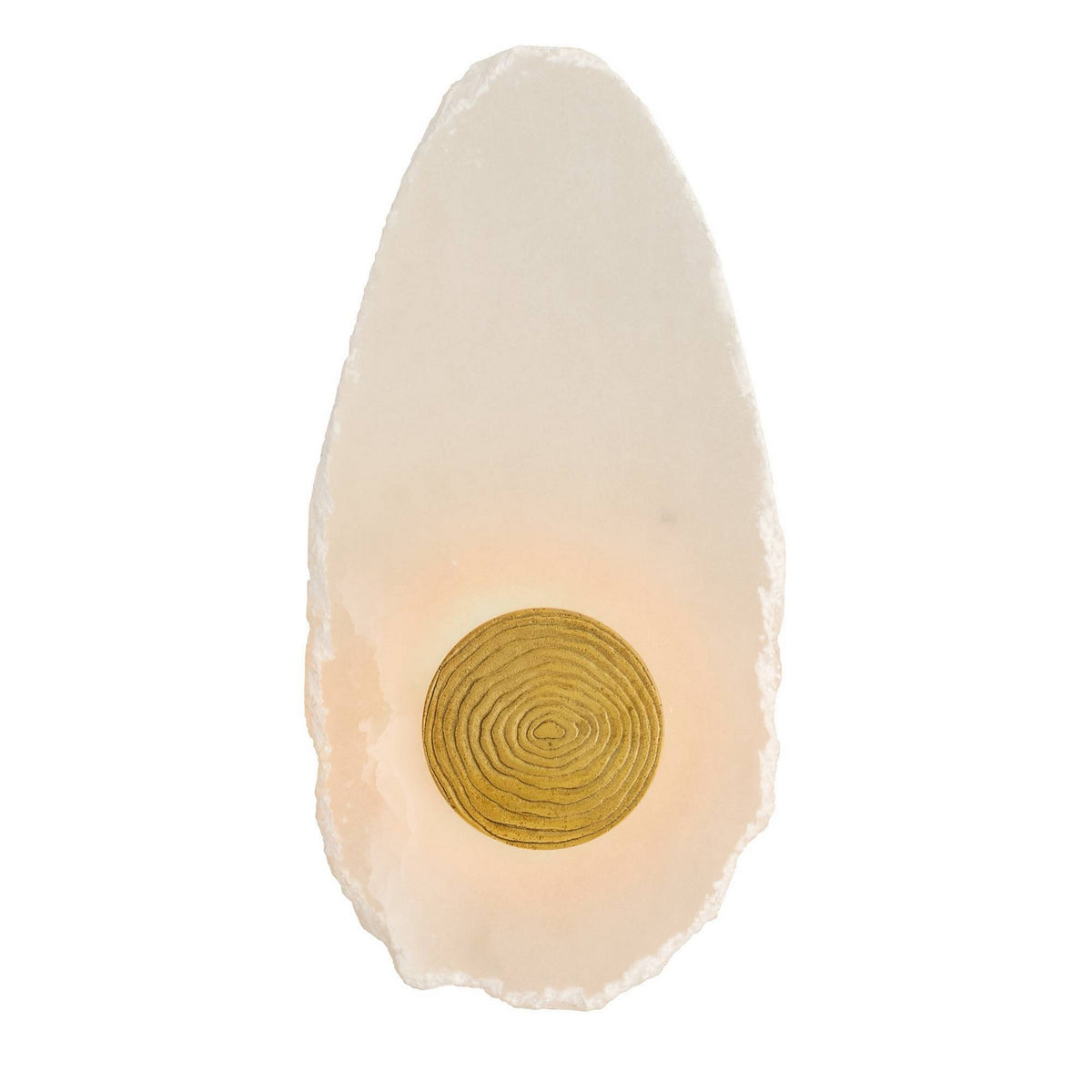 Arteriors - DWC99 - LED Murale - Ravelle - Blanc/Laiton antique