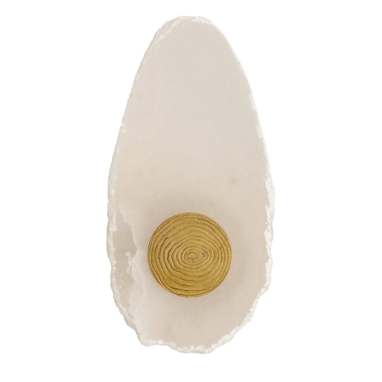 Arteriors - DWC99 - LED Wall Sconce - Ravelle - White/Antique Brass