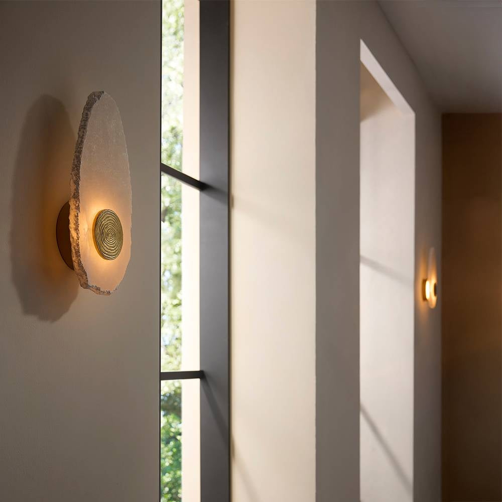 Arteriors - DWC99 - LED Murale - Ravelle - Blanc/Laiton antique