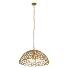 Arteriors - DMI35 - Trois lumières Suspension - Lotus - Laiton antique/Laiton antique