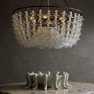 Arteriors - DMI33 - Six Lumières Suspendu - Chypre - Bio givré/bronze