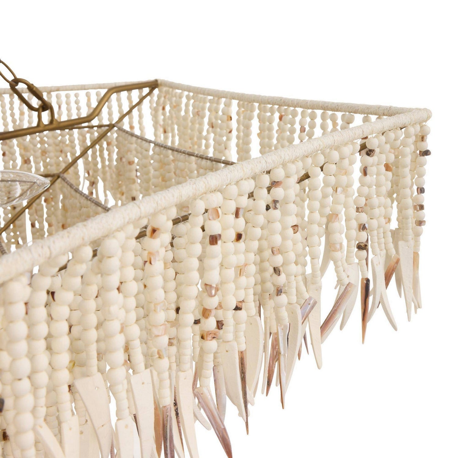 Arteriors - DLS19 - Three Light Chandelier - Josephine - Natural/Ivory