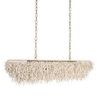 Arteriors - DLS17 - Six Light Linear Suspendu - Cabo - Ivoire/Laiton antique