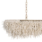 Arteriors - DLS17 - Six Light Linear Suspendu - Cabo - Ivoire/Laiton antique