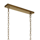 Arteriors - DLS17 - Six Light Linear Suspendu - Cabo - Ivoire/Laiton antique