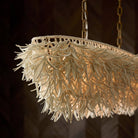 Arteriors - DLS17 - Six Light Linear Suspendu - Cabo - Ivoire/Laiton antique