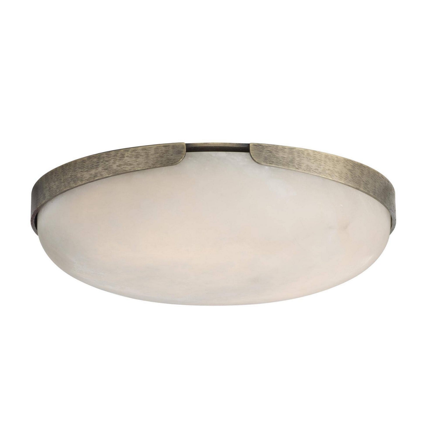 Arteriors - DFC34 - LED Plafonnier - Elara - Blanc/Bronze blanc