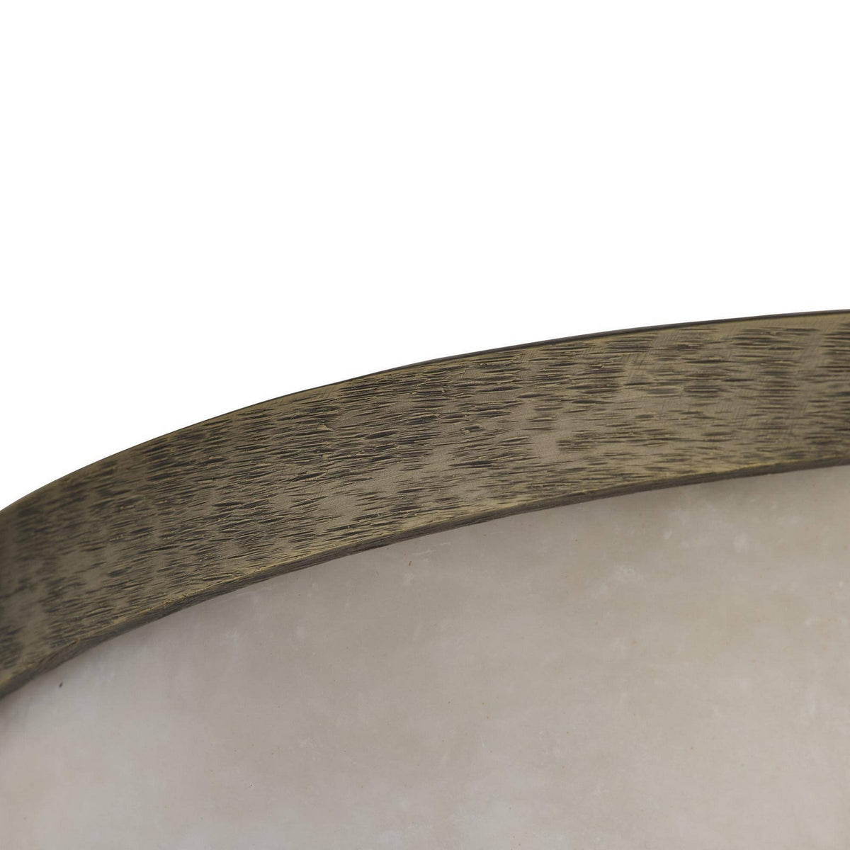 Arteriors - DFC34 - LED Flush Mount - Elara - White/White Bronze