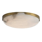 Arteriors - DFC33 - LED Flush Mount - Elara - White/Antique Brass