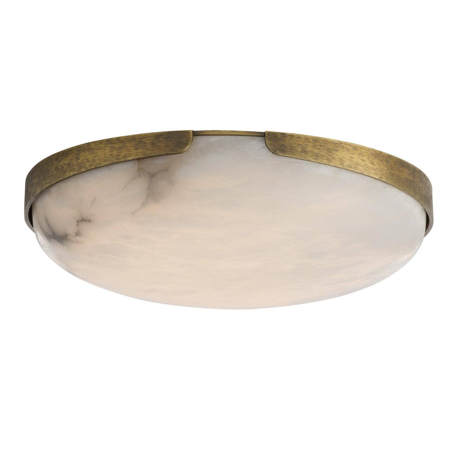 Arteriors - DFC33 - LED Plafonnier - Elara - Blanc/Laiton antique