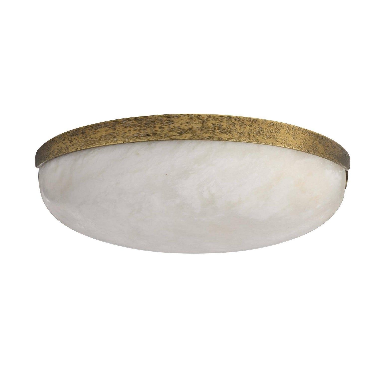 Arteriors - DFC33 - LED Plafonnier - Elara - Blanc/Laiton antique