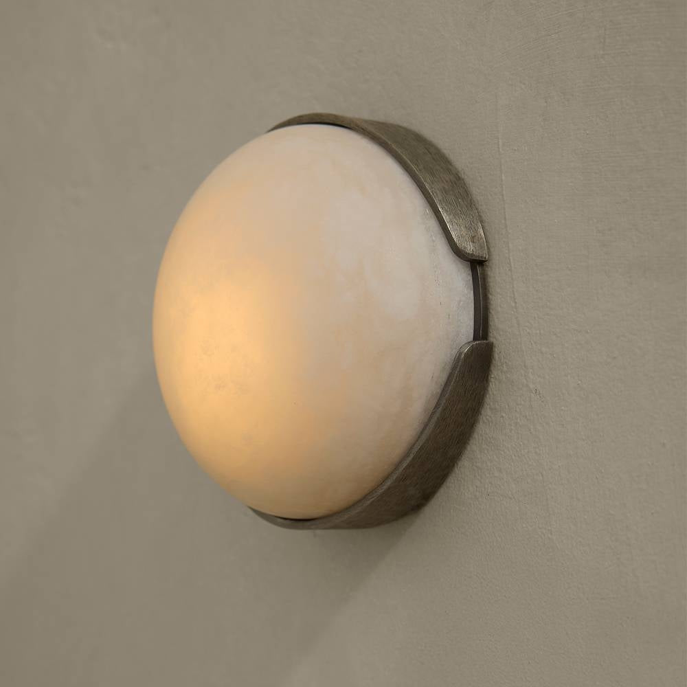 Arteriors - DFC31 - LED Plafonnier - Elara - Blanc/Bronze blanc