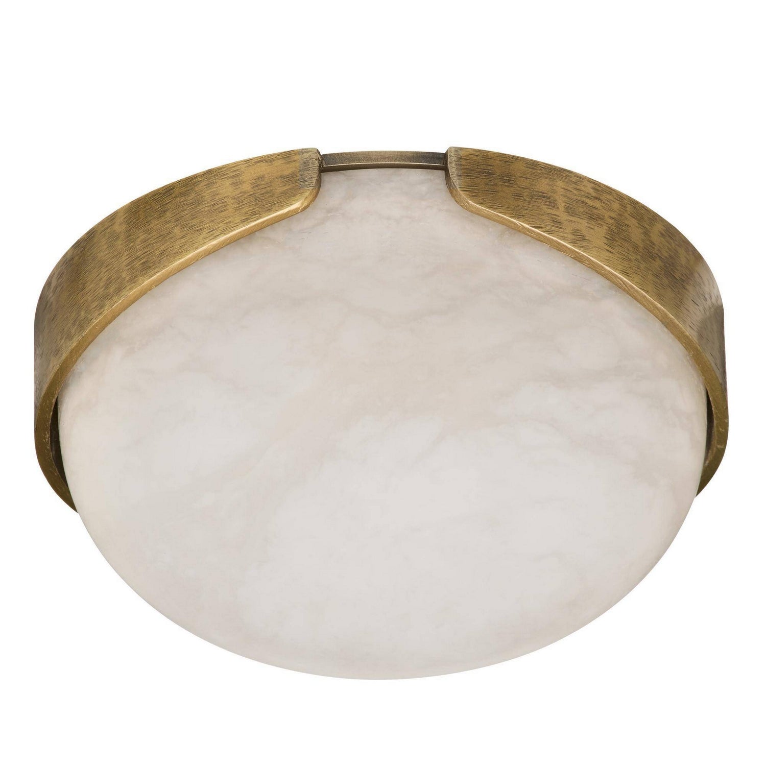 Arteriors - DFC30 - LED Plafonnier - Elara - Blanc/Laiton antique