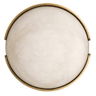 Arteriors - DFC30 - LED Flush Mount - Elara - White/Antique Brass