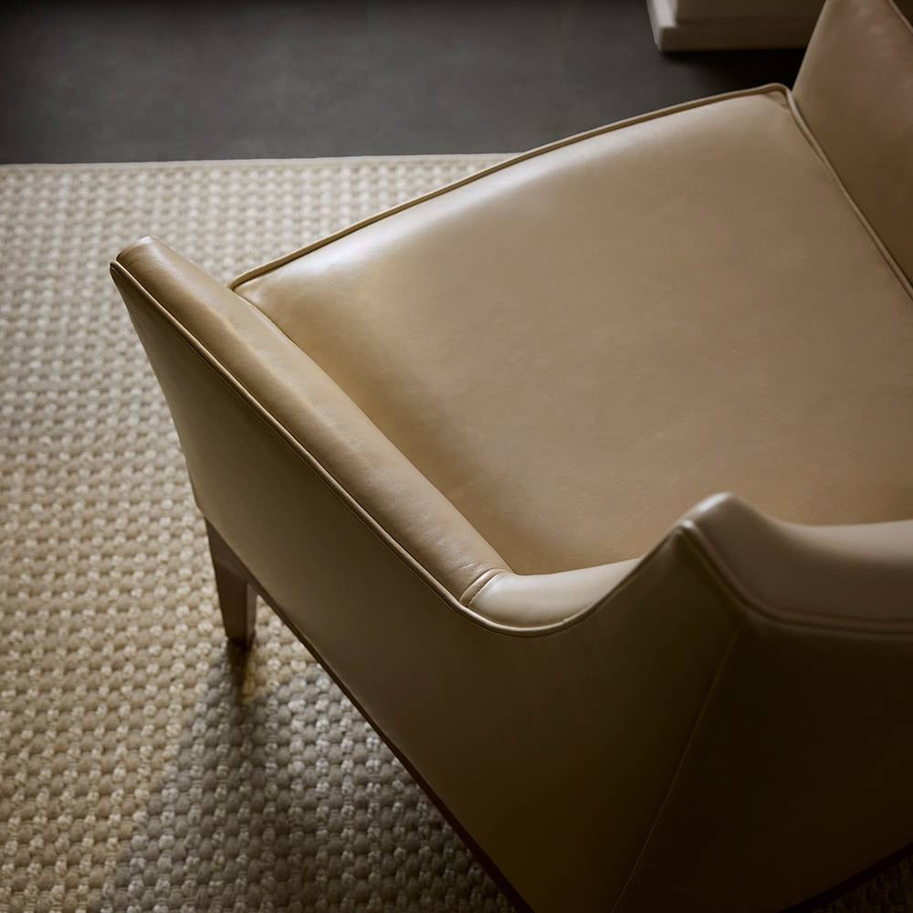 Arteriors - FRU17 - Chair - Ferguson - Ivory/Dark Walnut